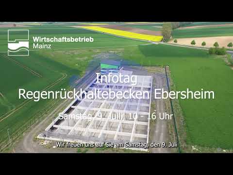 Infotag Regenrückhaltebecken Ebersheim