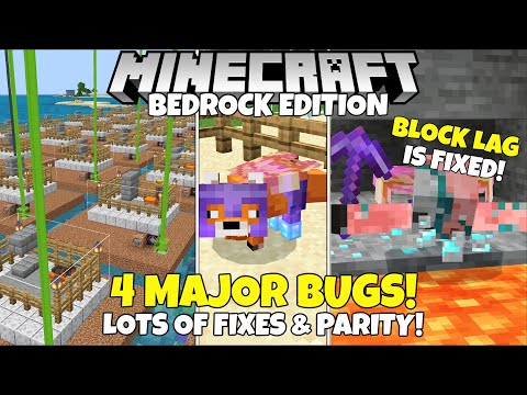 Minecraft Bedrock 1.16.210 Update! Block Lag Is FIXED! Rejoice!🎉4 MAJOR Bugs Added, Parity Changes