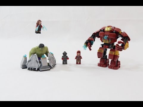 Vidéo LEGO Marvel 76031 : Le combat du Hulk Buster