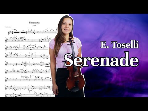 Toselli Serenade Violin Tutorial with Sheet Music and Accompaniment