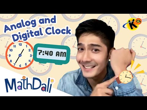 Analog Clock and Digital Clock MathDali