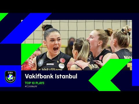 Vakifbank Istanbul Top 10 Plays of the 2021 season - #CLVolleyW