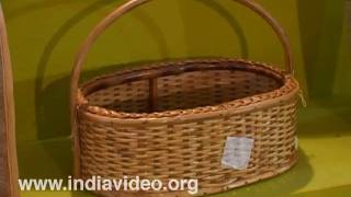 Varieties of baskets made of bamboo, Dilli Haat 