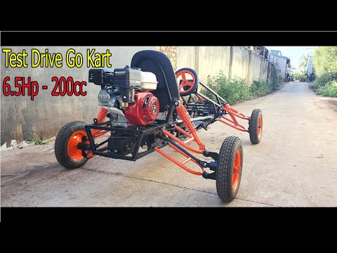 Test Drive Off Road Go Kart using Engine 6.5HP - 200cc