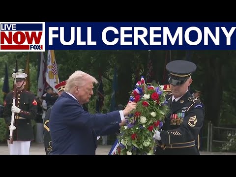 Video | President Trump marks Memorial Day at Arlington National Cemetery