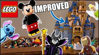 We Fixed the LEGO Disney Castle With MORE Minifigures!