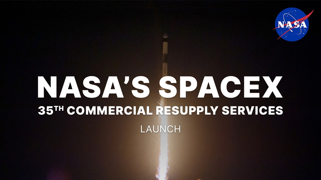 NASA's SpaceX 35th Commercial Resupply Services Launch - YouTube