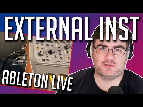 How I Use External Instrument in Ableton Live (Moog Synthesizer)