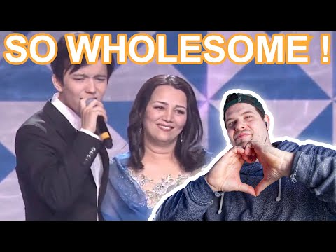 DIMASH HIS PARENTS REACTING SINGING DEAREST MOTHER REACTION | DAVE KAY ASMR