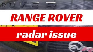 Range Rover SVR - radar issue troubleshooting and ADAS calibration