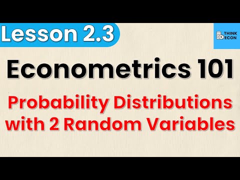Joint Probability  Distributions| Econometrics 101: Lesson 2.3 | Think Econ