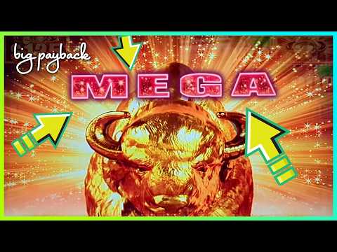 $10/Spin → HUGE WIN on Buffalo Mega Stampede Slots!