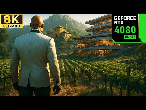 [8K] Serving Rare Wine In A Mafia Meeting - Hitman 3 Stealth Cinematic Realistic Immersive Gameplay