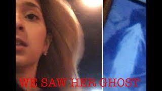 *REAL GHOST PROOF* VISITING HAUNTED ROAD & CEMETERY | WE SAW THE GHOST OF MARY! | Halloween Vlog
