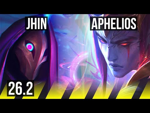JHIN & Yuumi vs APHELIOS & Senna (ADC) | 50K damage | KR Master | 26.2