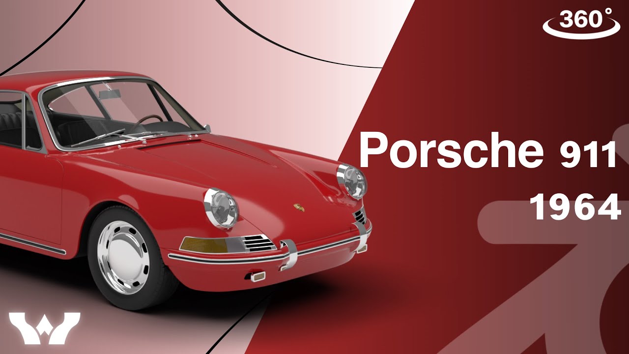 Porsche 911 1964 hoofdkwartier 3D Model
