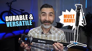 Great for filming on-location or in the studio. The Benro Series 3 is a durable versatile monopod