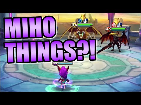 MIHO?! 1v3 Siege things - Summoners War
