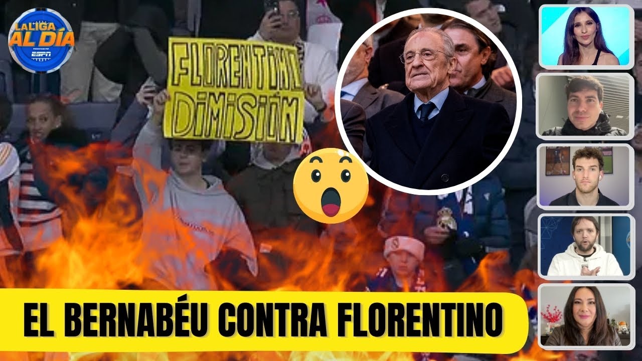 FLORENTINO DIMISIÓN se escuchó en el BERNABÉU en medio de la CRISIS del REAL MADRID | La liga Al Día