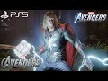 Marvel's Avengers - NEW MCU Thor Suit Gameplay 4K 60FPS (PlayStation 5)