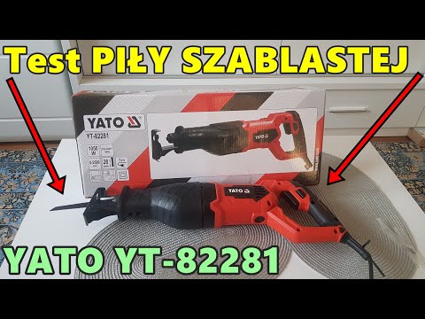 Сабельная пила YATO 1050 Вт, 2500 об/мин, рез 150 мм (дерево), 10 мм (металл) Сабельная пила YATO 1050 Вт, 2500 об/мин, рез 150 мм (дерево), 10 мм (металл)