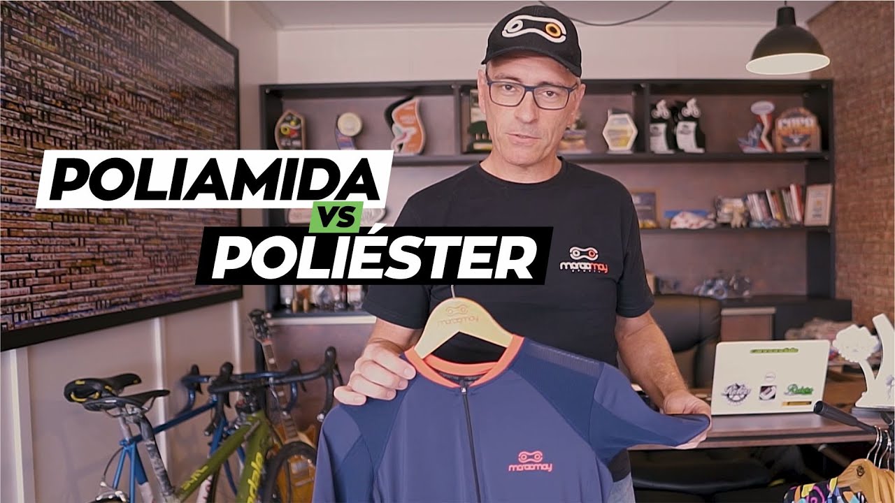 Poliéster ou Poliamida nas roupas de ciclismo