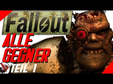 Alle Kreaturen, Roboter und Gegner aus Fallout: A Post Nuclear Role Playing Game (Teil 1)