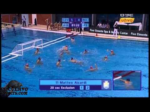 Crvena Zvezda 11 Pro Recco 7 pty 2 3 Champions League qu  2014 water polo