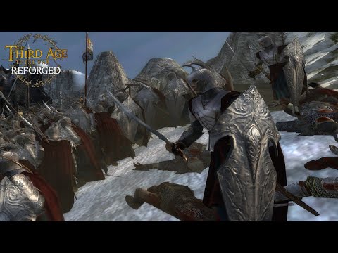 TRESTLEBRIDGE, SACKED TOWN IN THE NORTH DOWNS (Siege Battle) - Third Age: Total War (Reforged)