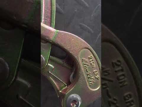 Universal 1T, 2T, 3T cable gripper, steel wire self gripping clamp