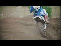 24 September 2016 Volgsk Russia Mx Moto Cross Racing Girl Bike Rider Rides On A Motorcycle And Throw