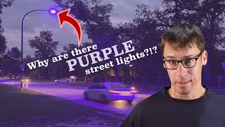 Why So Many Street Lights Are Currently Purple #shorts