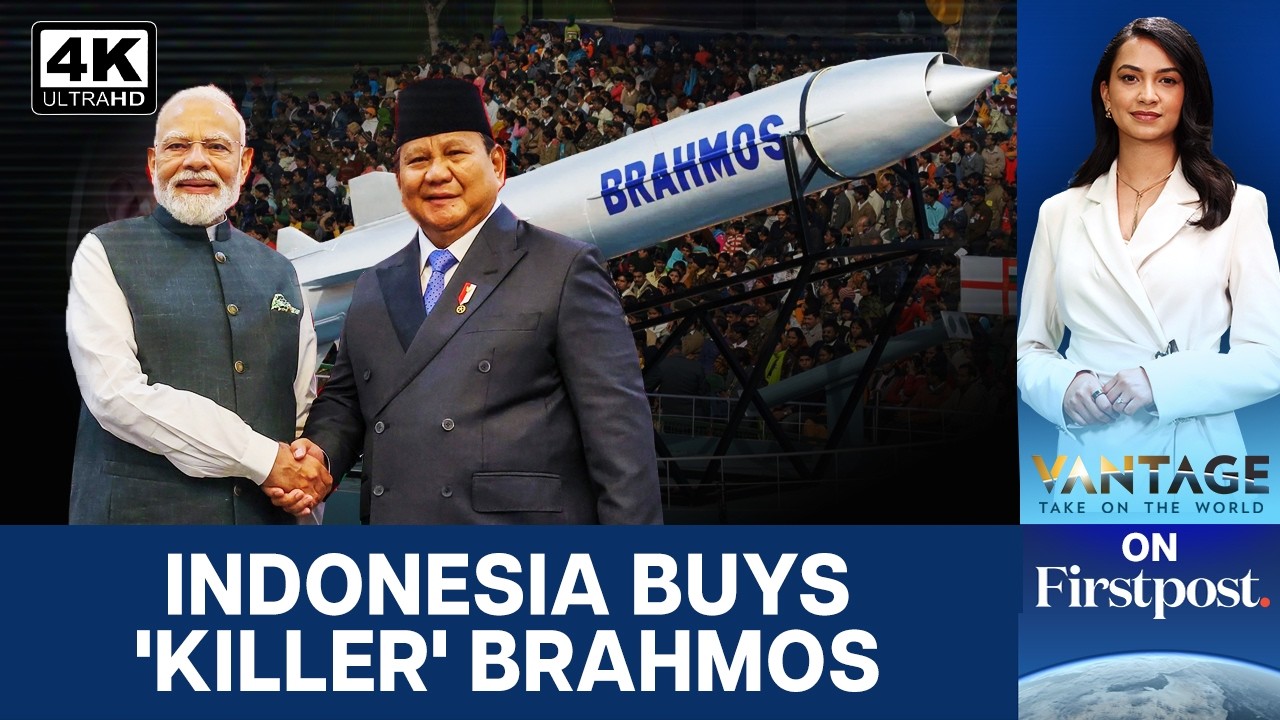 Indonesia Buys BrahMos & Astra Missiles From India in Historic Defence Deal | Vantage on Firstpost