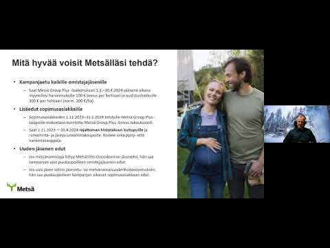 , title : 'Ajankohtaiskatsaus puukauppaan ja Metsä Group Plus 2024'