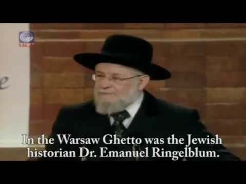Chief Rabbi Lau speaks on Holocaust Remembrance Day
