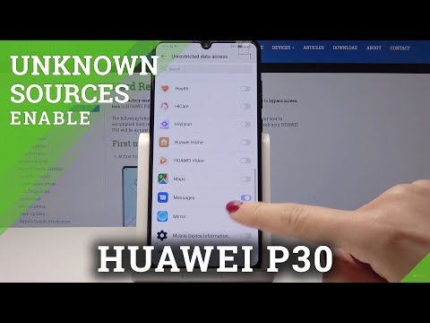 How to Allow Unknown Sources in HUAWEI P30