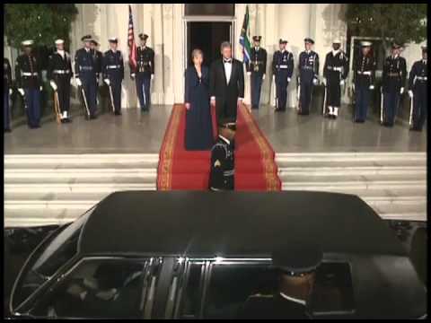 State Arrival and Dinner for President Nelson Mandela in 1994