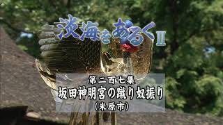 淡海をあるく　坂田神明宮の蹴り奴振り　米原市