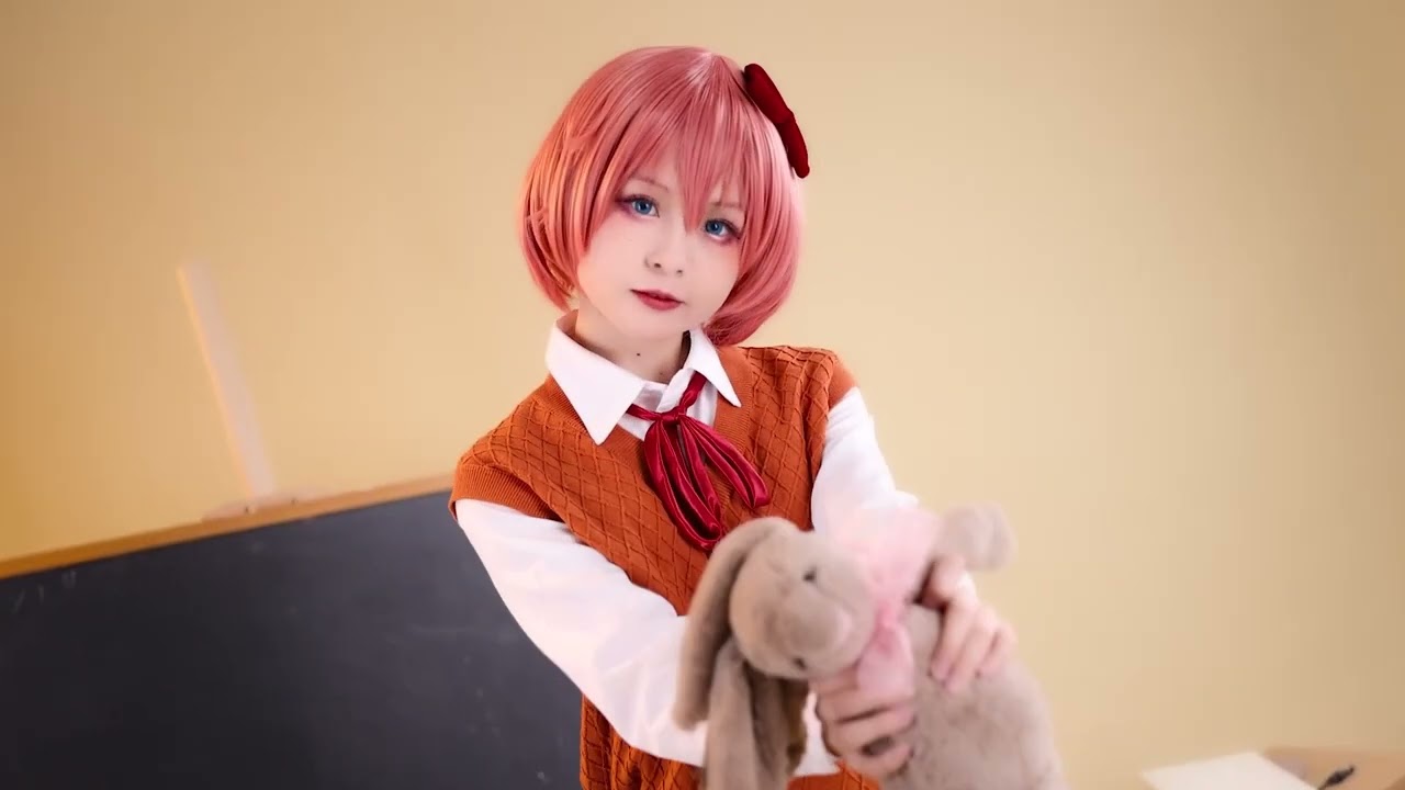DokiDoki-SR GAME DokiDoki Literature Club Cosplay Sayori/Natsuki/Yuri/Monika Costume School Uniform