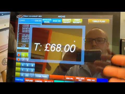 EPOS Till Systems Front End Table / Tab Demonstration | South West Systems