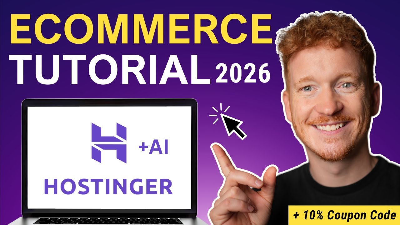 Hostinger eCommerce website Tutorial 2024 - How to create my own Online Store ✅