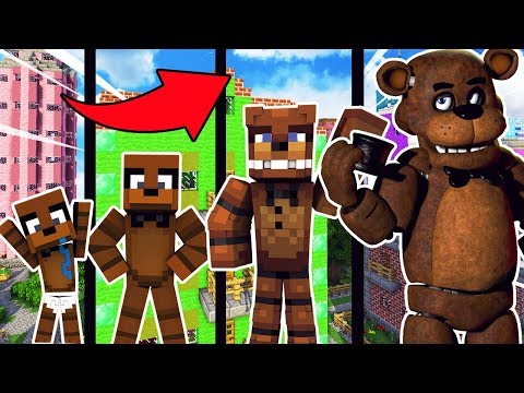 ¡SI FREDDY TUVIERA UNA VIDA EN MINECRAFT! | SI FREDDY FNAF EXISTIERA EN MINECRAFT