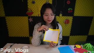 Hướng dẫn làm tấm thiệp sinh nhật màu vàng cực đơn giản | Paldu Vlogs