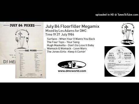 July 84 Floorfiller Megamix (DMC Mix by Les Adams July 1984)