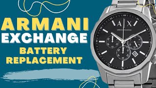 Armani Exchange Battery Replacement | Diy