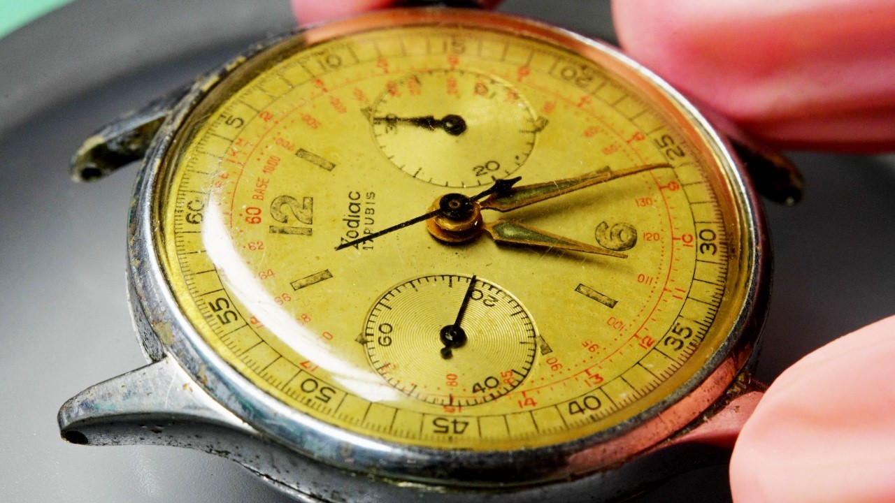 Restoring an Extremely Dirty Zodiac Chronograph I Got Off of eBay for $160