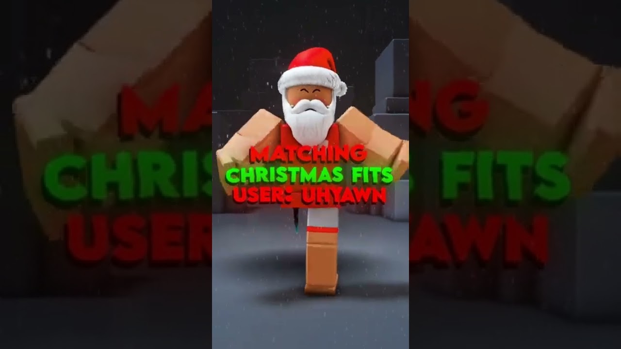 Matching Roblox Christmas Fits 🎅 🎄