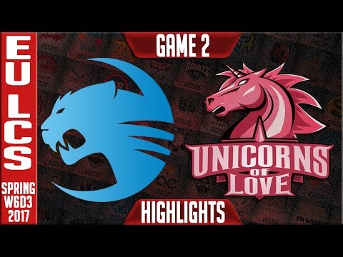 ROCCAT vs Unicorns of Love Game 2 Highlights - EU LCS W6D3 Spring 2017 - ROC vs UOL G2