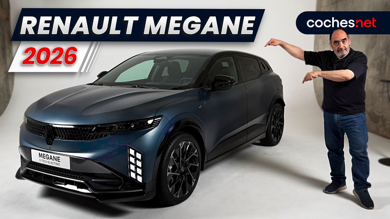 Renault Megane E-Tech 100% eléctrico 2026 | Primer vistazo / Review en español | coches.net