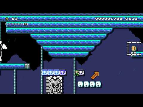 SMM2 Courses #25 - Spectacular Ship Storm! [30s] by Dynasteel